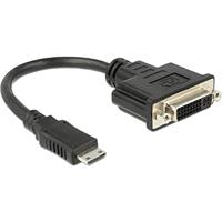 Delock adapter HDMI mini-C stekker naar DVI 24+5 bus 20 cm