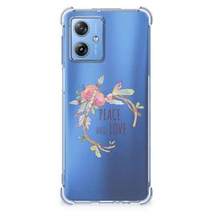 Motorola Moto G54 Stevig Bumper Hoesje Boho Text