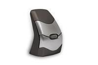 BakkerElkhuizen DXT 2 Wireless, Precision Mouse, Ergonomische draadloze muis, Rechts- en linkshandig, voor laptop/pc/Mac, Zwart/lichtgrijs