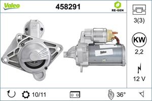 Startmotor / Starter REMANUFACTURED PREMIUM VALEO, Spanning (Volt)12V, u.a. für Nissan, Renault, Opel, Vauxhall