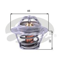 Thermostaat, koelvloeistof GATES, u.a. für Ford, Opel, Vauxhall, Jeep, Chevrolet