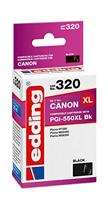 edding Printer cartridge EDD-320 - enkele cartridge - tekst zwart - 25 ml - bereik 500 pagina's - vervangt Canon PGI-550XL