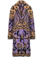 Gebreide mantel grafische motieven Van Marc Cain multicolour