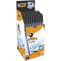 BIC Cristal Soft Balpennen Medium Punt (1,2 mm) - Zwart, Doos van 50 Stuks