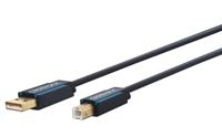 Clicktronic 70097 Casual USB 2.0 kabel - datakabel met stekkercombinatie A/B