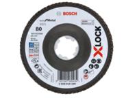 Bosch Accessoires X-LOCK Lamellenschijf Best for Metal schuin, glasvezel, Ø115mm, G 80, X571 - 1 stuk(s) - 2608619199