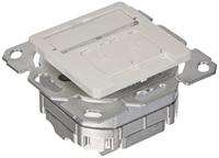 Telegärtner Data-aansluitdoos Cat6A 2-voudig 2xRJ45 J00020A0500 AMJ45 8/8 UP/50 alpinewit, 5 V