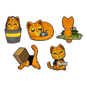 Stray Enamel Pins Set 9 cm (5)