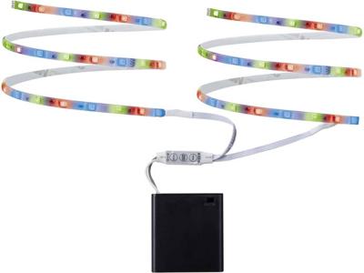 Paulmann 70700 LED-strip complete set Met batterijbox 6 V 800 mm RGB 1 stuk(s) Paulmann 70700 LED-strip complete set Met batterijbox 6 V 800 mm RGB 1 stuk(s)