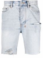 Ksubi short en jean à coupe slim - Bleu - thumbnail