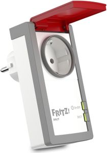 FRITZ! DECT 210 smart plug 3450 W Grijs, Rood, Wit