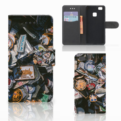 Huawei P9 Lite Telefoonhoesje met foto Badges