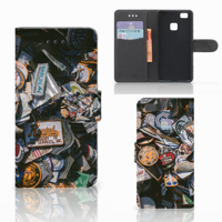 Huawei P9 Lite Telefoonhoesje met foto Badges