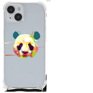 iPhone 14 Plus Stevig Bumper Hoesje Panda Color