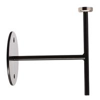 Adapter voor LED-wandlamp in zwart - magnetische houder voor LED wandlamp - houder voor LED outdoor lamp - bevestiging voor buiten acculamp