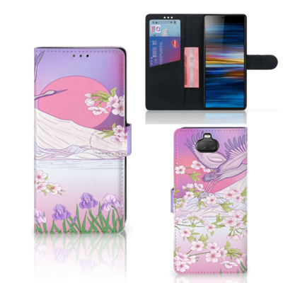 Sony Xperia 10 Plus Telefoonhoesje met Pasjes Bird Flying