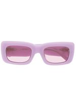 Linda Farrow lunettes de soleil Marfa à monture rectangulaire - Violet