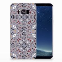 Samsung Galaxy S8 Plus TPU Siliconen Hoesje Flower Tiles - thumbnail