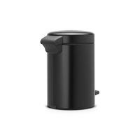 Brabantia newIcon pedaalemmer 3 liter met kunststof binnenemmer - Matt Black - thumbnail