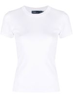 Polo Ralph Lauren t-shirt en coton à design nervuré - Blanc