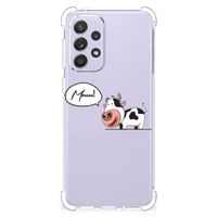 Samsung Galaxy A33 Stevig Bumper Hoesje Cow - thumbnail