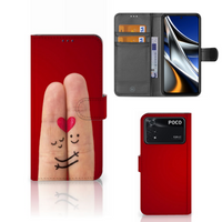 Xiaomi Poco X4 Pro 5G Wallet Case met Pasjes Liefde - Origineel Romantisch Cadeau - thumbnail