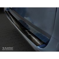 Zwart RVS Bumper beschermer passend voor Mercedes Vito / V-Klasse 2014- 'Ribs' (Lange versie) AV245213 - thumbnail