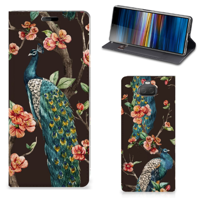 Sony Xperia 10 Hoesje maken Pauw met Bloemen