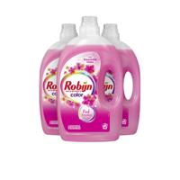Robijn Color Pink Sensation wasmiddel - 3 x 45 wasbeurten - voordeelverpakking - 180 wasbeurten
