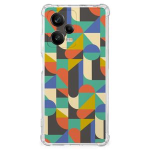 Xiaomi Redmi Note 12 Pro Plus Doorzichtige Silicone Hoesje Funky Retro