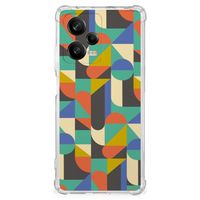 Xiaomi Redmi Note 12 Pro Plus Doorzichtige Silicone Hoesje Funky Retro - thumbnail