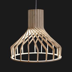 Nowodvorski Houten hanglamp Bio Ø 37,5 cm 1x GU10 6333