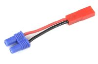 Conversie kabel BEC man > EC2 vrouw met silicone kabel 20AWG