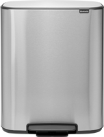 Brabantia Bo Pedal Bin 2 x 30 Liter Rvs Fingerprint Proof