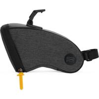 Selle zadeltas Medium, unisex, zwart, 1.2L