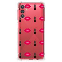 Samsung Galaxy A13 5G | A04s Doorzichtige Silicone Hoesje Lipstick Kiss - thumbnail