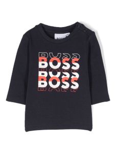 BOSS Kidswear haut à logo imprimé - Bleu