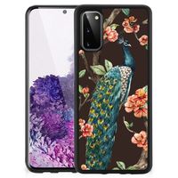 Samsung Galaxy S20 Back Cover Pauw met Bloemen