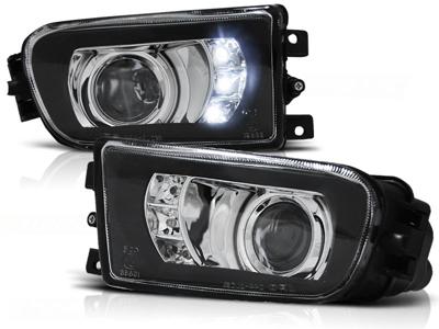 Tuning-Tec Mistlampen met parkeerlicht BMW E39 09 95-06 03 Z3 96-02 ZWART LED