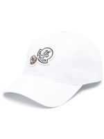 Moncler casquette à patch logo - Blanc - thumbnail