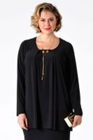 Shirt met ketting DOLCE S black Shirt met ketting DOLCE S black