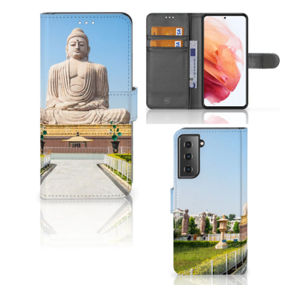 Samsung Galaxy S21 Flip Cover Boeddha Samsung Galaxy S21 Flip Cover Boeddha