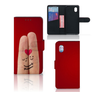 Alcatel 1B (2020) Wallet Case met Pasjes Liefde - Origineel Romantisch Cadeau