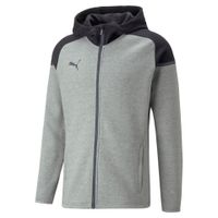 PUMA TeamCup Casual Vest Grijs Zwart Donkergrijs