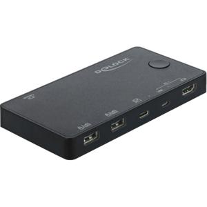 DeLOCK DeLOCK HDMI / USB-C KVM Switch 4K 60 Hz met USB 2.0