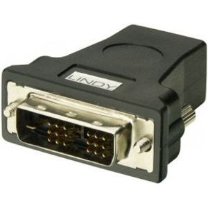 Lindy HDMI FM/ DVI-D M Adapter HDMI-A FM Zwart