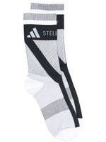 adidas by Stella McCartney chaussettes à logo intarsia - Noir - thumbnail