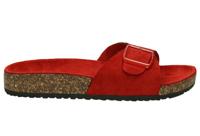 Suède look slippers in de sale