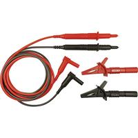 Set veiligheidshulzen [stekker 4 mm - sonde] 1,50 m rood zwart Cliff CIH29890