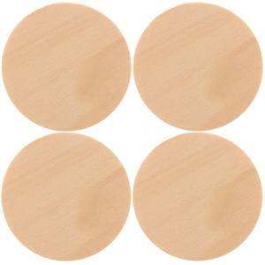 Houten schijven/cirkels/rondjes - 4x - dia 9 cm - Hobby/knutselmateriaal - zelf beschilderen